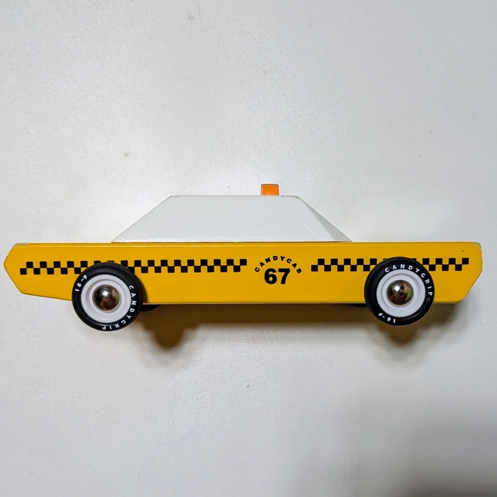 Candy Lab Hudson Taxi Wooden Car - Picture 4 of 9